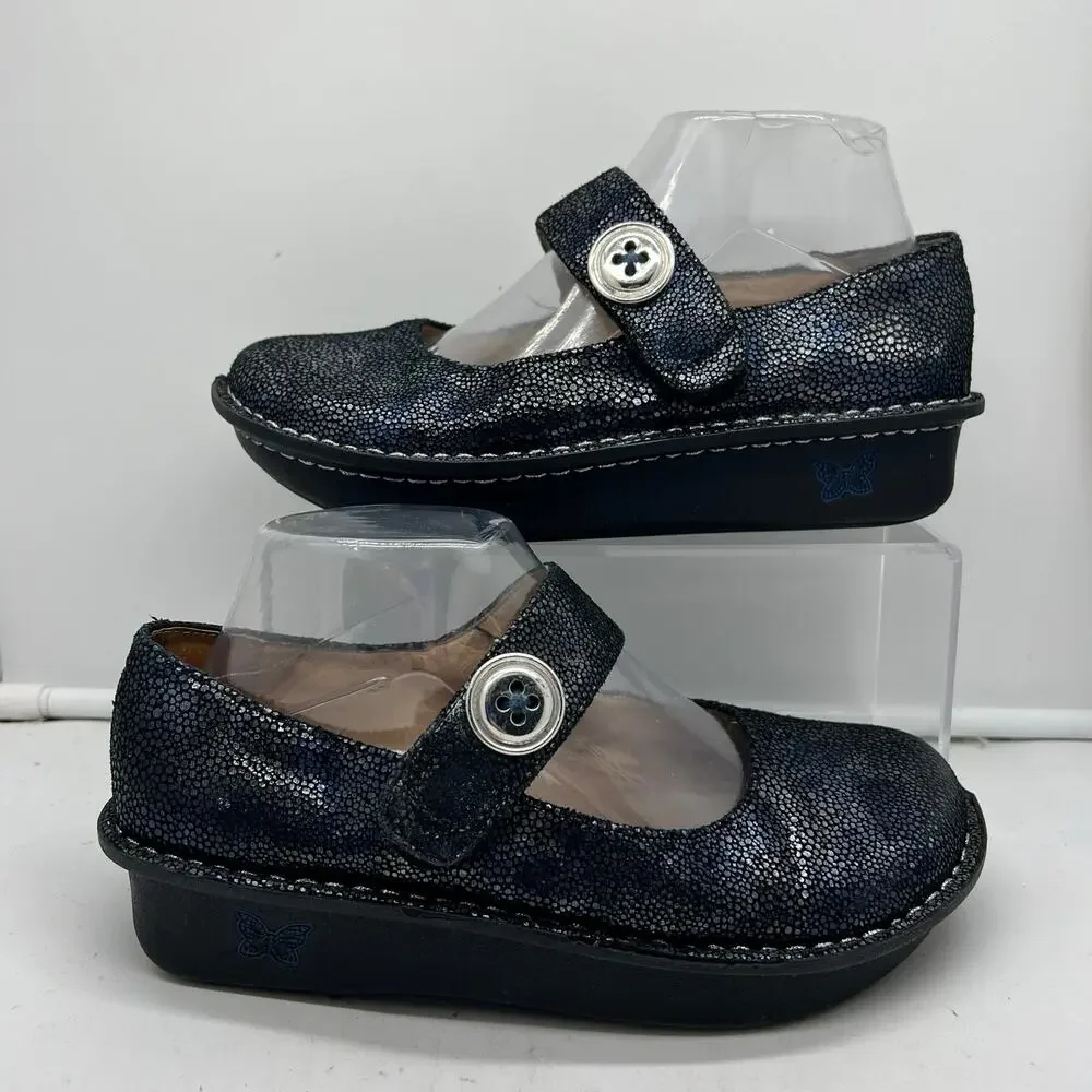 Alegria Shoes Womens 38 US 9 Paloma PAL-233 Mary Jane Leather